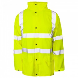 Storm-Flex PU High Visibility Jacket - Yellow & Silver