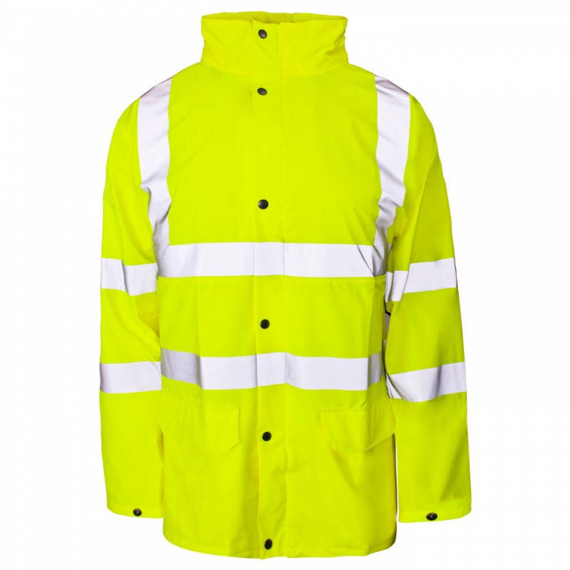 Storm-Flex PU High Visibility Jacket - Yellow & Silver