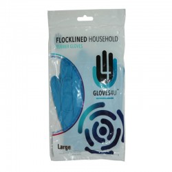 Flocklined Rubber Gloves -...