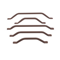Brown 18" Flat End Grab Rail