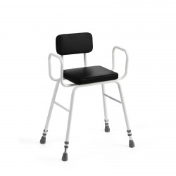 Perching Stool - Black PVC...