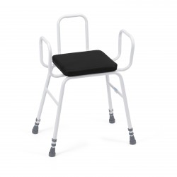 Perching Stool - Black PVC...