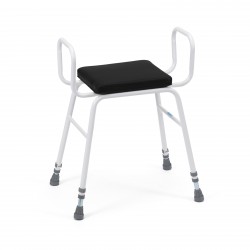 Perching Stool - Black PVC...