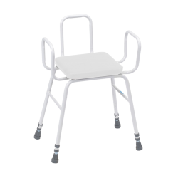 Perching Stool - White PVC...